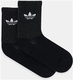 ΚΑΛΤΣΕΣ REFL CREW S 2-PACK ΧΡΩΜΑ: ΜΑΥΡΟ, JX5222 ADIDAS ORIGINALS