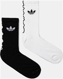 ΚΑΛΤΣΕΣ RUFFLE CREW 2-PACK ΧΡΩΜΑ: ΑΣΠΡΟ, JX5211 ADIDAS ORIGINALS