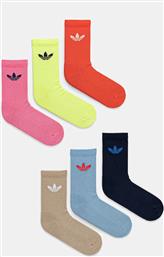 ΚΑΛΤΣΕΣ TR CREW S 6-PACK ΧΡΩΜΑ: ΠΟΛΥΧΡΩΜΟ, JY2679 ADIDAS ORIGINALS
