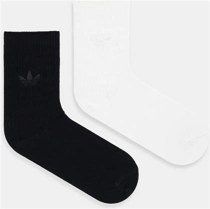 ΚΑΛΤΣΕΣ TREFOIL 2-PACK ΧΡΩΜΑ: ΑΣΠΡΟ, JW8000 ADIDAS ORIGINALS