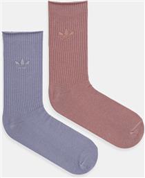 ΚΑΛΤΣΕΣ TREFOIL 2-PACK ΧΡΩΜΑ: ΠΟΡΤΟΚΑΛΙ, JW8001 ADIDAS ORIGINALS