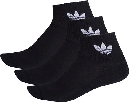 MID-CUT CREW SOCKS 3 PAIRS FM0643 ΜΑΥΡΟ ADIDAS ORIGINALS από το ZAKCRET SPORTS