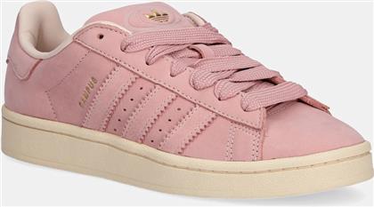 NUBUCK SNEAKERS CAMPUS 00S ΧΡΩΜΑ: ΡΟΖ, JS3776 ADIDAS ORIGINALS