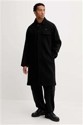 ΠΑΛΤΟ ΑΠΟ ΜΕΙΓΜΑ ΜΑΛΛΙΟΥ P ESS OVERCOAT ΧΡΩΜΑ: ΜΑΥΡΟ, JW0120 ADIDAS ORIGINALS