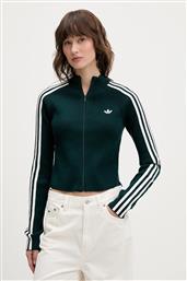 ΠΛΕΚΤΗ ΖΑΚΕΤΑ SLIM KNIT TT ΧΡΩΜΑ: ΠΡΑΣΙΝΟ, JY2599 ADIDAS ORIGINALS