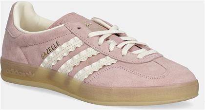 ΣΟΥΕΤ ΑΘΛΗΤΙΚΑ ΠΑΠΟΥΤΣΙΑ GAZELLE INDOOR ΧΡΩΜΑ: ΡΟΖ, JS1413 ADIDAS ORIGINALS