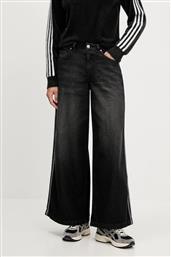 ΤΖΙΝ ΠΑΝΤΕΛΟΝΙ DENIM WIDE PANT ΧΡΩΜΑ: ΜΑΥΡΟ, JV7453 ADIDAS ORIGINALS