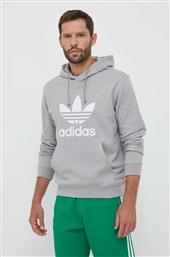 ΒΑΜΒΑΚΕΡΗ ΜΠΛΟΥΖΑ ΧΡΩΜΑ: ΓΚΡΙ, ΜΕ ΚΟΥΚΟΥΛΑ ADIDAS ORIGINALS