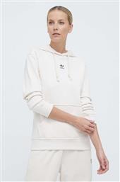 ΒΑΜΒΑΚΕΡΗ ΜΠΛΟΥΖΑ ESSENTIALS REGULAR HOODIE ΓΥΝΑΙΚΕΙΑ, ΧΡΩΜΑ: ΜΠΕΖ, ΜΕ ΚΟΥΚΟΥΛΑ, IA6426 ADIDAS ORIGINALS