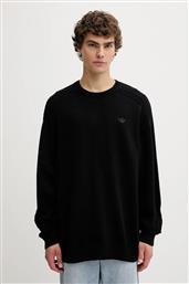 ΒΑΜΒΑΚΕΡΟ ΠΟΥΛΟΒΕΡ P ESS KNIT CREW ΑΝΔΡΙΚΟ, ΧΡΩΜΑ: ΜΑΥΡΟ, JY2648 ADIDAS ORIGINALS