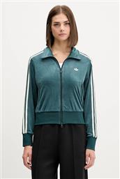 ΒΕΛΟΥΔΙΝΗ ΜΠΛΟΥΖΑ FB LIBERTY TT ΧΡΩΜΑ: ΠΡΑΣΙΝΟ, JW5267 ADIDAS ORIGINALS
