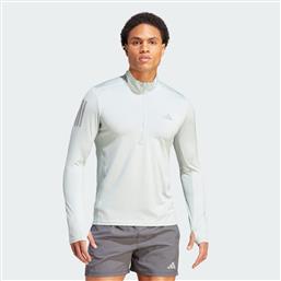 OWN THE RUN 1/4 ZIP LONG SLEEVE SWEATSHIRT (9000221697-71040) ADIDAS