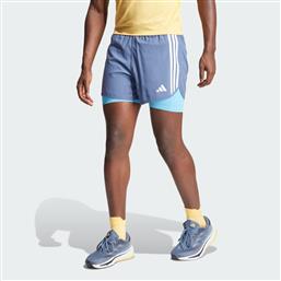 OWN THE RUN 3-STRIPES 2-IN-1 SHORTS (9000181316-75418) ADIDAS