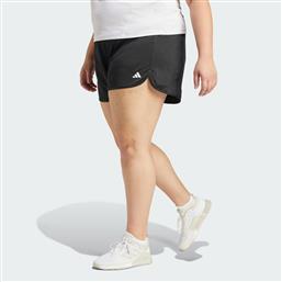 PACER ESSENTIALS KNIT HIGH-RISE SHORTS (PLUS SIZE) (9000196898-1469) ADIDAS