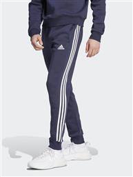 ΠΑΝΤΕΛΟΝΙ ΦΟΡΜΑΣ ESSENTIALS FLEECE 3-STRIPES CUFF IJ6493 ΣΚΟΥΡΟ ΜΠΛΕ REGULAR FIT ADIDAS