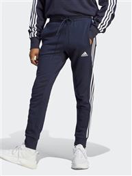 ΠΑΝΤΕΛΟΝΙ ΦΟΡΜΑΣ ESSENTIALS FRENCH TERRY TAPERED CUFF 3-STRIPES JOGGERS IC9406 ΜΠΛΕ REGULAR FIT ADIDAS