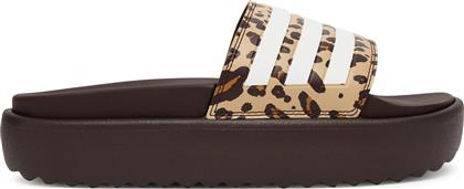ΠΑΝΤΟΦΛΕΣ ADILETTE PLATFORM SLIDES JR9234 ΚΑΦΕ ADIDAS