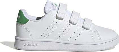 ΠΑΙΔΙΚΑ ΠΑΠΟΥΤΣΙΑ ADVANTAGE GREEN (ΜΕΓΕΘΗ 28-35) - ΛΕΥΚΟ ADIDAS