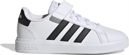 ΠΑΙΔΙΚΑ ΠΑΠΟΥΤΣΙΑ COURT BLACK (ΜΕΓΕΘΗ 28-36) - ΛΕΥΚΟ ADIDAS