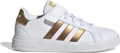 ΠΑΙΔΙΚΑ ΠΑΠΟΥΤΣΙΑ COURT ΓΙΑ ΚΟΡΙΤΣΙΑ GOLD - ΧΡΥΣΟ ADIDAS