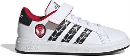 ΠΑΙΔΙΚΑ ΠΑΠΟΥΤΣΙΑ GRAND COURT ΓΙΑ ΑΓΟΡΙΑ WHITE SPIDERMAN (ΜΕΓΕΘΗ 28-35,5) - ΛΕΥΚΟ ADIDAS