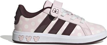 ΠΑΙΔΙΚΑ ΠΑΠΟΥΤΣΙΑ GRAND COURT ΓΙΑ ΚΟΡΙΤΣΙΑ MINNIE PINK/BLACK (ΜΕΓΕΘΗ 28-35,5) - ΡΟΖ ADIDAS