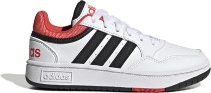 ΠΑΙΔΙΚΑ ΠΑΠΟΥΤΣΙΑ HOOPS 3.0 ΓΙΑ ΑΓΟΡΙΑ WHITE (ΜΕΓΕΘΗ 34-36) - ΛΕΥΚΟ ADIDAS