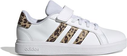 ΠΑΙΔΙΚΑ SNEAKERS ''GRAND COURT ANIMAL PRINT'' (28-33) - 349992 ΛΕΥΚΟ ADIDAS