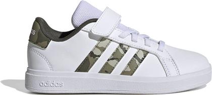 ΠΑΙΔΙΚΑ SNEAKERS ''GRAND COURT CAMO'' (28-33) - 349863 ΛΕΥΚΟ ADIDAS