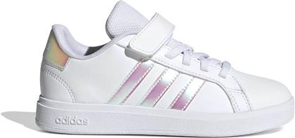 ΠΑΙΔΙΚΑ SNEAKERS ''GRAND COURT HOLOGRAPHIC'' (28-35) - 349856 ΛΕΥΚΟ ADIDAS