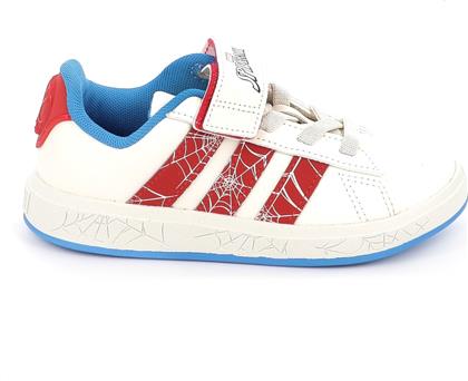 ΠΑΙΔΙΚΟ ΑΘΛΗΤΙΚΟ ΠΑΠΟΥΤΣΙ ΓΙΑ ΑΓΟΡΙ GRAND COURT SPIDER-MAN EL K ΧΡΩΜΑΤΟΣ ΛΕΥΚΟ JS0778 ADIDAS