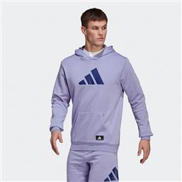 3-STRIPES ΑΝΔΡΙΚΗ ΜΠΛΟΥΖΑ ΜΕ ΚΟΥΚΟΥΛΑ (9000097892-50078) ADIDAS PERFORMANCE