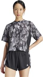 AOP FLOWER TEE IK5464 ΑΝΘΡΑΚΙ ADIDAS PERFORMANCE