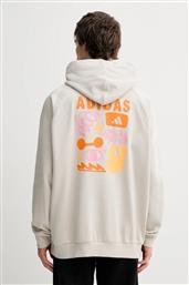 ΜΠΛΟΥΖΑ GFX ΧΡΩΜΑ: ΜΠΕΖ, ΜΕ ΚΟΥΚΟΥΛΑ, JV8779 ADIDAS PERFORMANCE