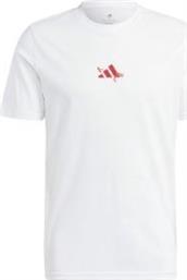 ΜΠΛΟΥΖΑ GRAPHIC TEE ΛΕΥΚΗ ADIDAS PERFORMANCE από το PLUS4U