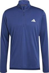 ΜΠΛΟΥΖΑ TRAIN ESSENTIALS LONG SLEEVE TEE ΜΠΛΕ ΣΚΟΥΡΟ ADIDAS PERFORMANCE