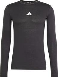 ΜΠΛΟΥΖΑ WORKOUT LONG SLEEVE TEE ΜΑΥΡΗ ADIDAS PERFORMANCE