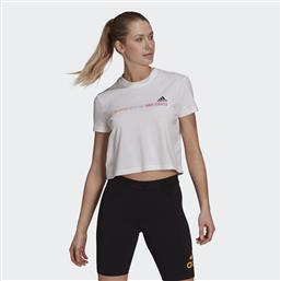 ESSENTIALS GRADIENT CROPPED ΓΥΝΑΙΚΕΙΟ T-SHIRT (9000068481-1539) ADIDAS PERFORMANCE