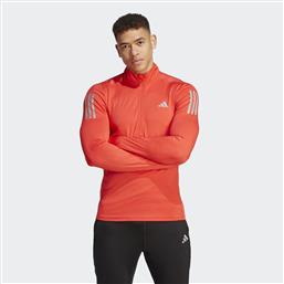 OWN THE RUN 1/4 ZIP LONG SLEEVE SWEATSHIRT (9000155525-5032) ADIDAS PERFORMANCE