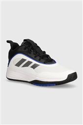 ΠΑΠΟΥΤΣΙΑ ΜΠΑΣΚΕΤ OWNTHEGAME 3.0 ΧΡΩΜΑ: ΑΣΠΡΟ, IH5848 ADIDAS PERFORMANCE