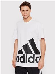 T-SHIRT ESSENTIALS GIANT LOGO HE1829 ΛΕΥΚΟ RELAXED FIT ADIDAS