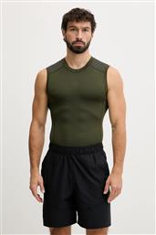 T-SHIRT ΠΡΟΠΟΝΗΣΗΣ TECHFIT COMPRESSION ΧΡΩΜΑ: ΠΡΑΣΙΝΟ, JX2565 ADIDAS PERFORMANCE