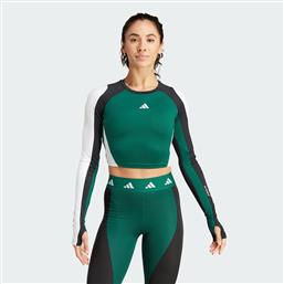 TECHFIT AEROREADY COLORBLOCK LONG SLEEVE TEE (9000158352-71361) ADIDAS PERFORMANCE