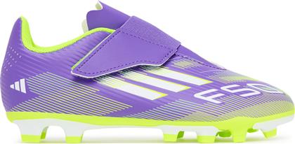 ΠΟΔΟΣΦΑΙΡΙΚΑ ΠΑΠΟΥΤΣΙΑ F50 CLUB HOOK-AND-LOOP FIRM/MULTI-GROUND BOOTS KIDS JI0036 ΜΩΒ ADIDAS