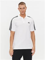 POLO ESSENTIALS PIQUE EMBROIDERED SMALL LOGO 3-STRIPES POLO SHIRT IC9312 ΛΕΥΚΟ REGULAR FIT ADIDAS