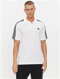 POLO ESSENTIALS PIQUE EMBROIDERED SMALL LOGO 3-STRIPES POLO SHIRT IC9312 ΛΕΥΚΟ REGULAR FIT ADIDAS