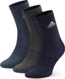 ΣΕΤ 3 ΖΕΥΓΑΡΙΑ ΨΗΛΕΣ ΚΑΛΤΣΕΣ UNISEX IP2634 3-PACK ΕΓΧΡΩΜΟ ADIDAS