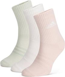 ΣΕΤ 3 ΖΕΥΓΑΡΙΑ ΨΗΛΕΣ ΚΑΛΤΣΕΣ UNISEX IZ0161 3-PACK ΕΓΧΡΩΜΟ ADIDAS