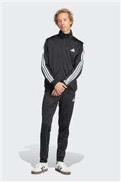 ΣΕΤ ΑΝΔΡΙΚΟ ΠΑΝΤΕΛΟΝΙ ΦΟΡΜΑΣ ΜΕ ΖΑΚΕΤΑ REGULAR FIT ''SPORTSWEAR BASIC 3-STRIPES TRICOT'' - JI8858 ΜΑΥΡΟ ADIDAS από το NOTOS