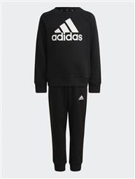 ΣΕΤ ΦΟΡΜΑΣ ESSENTIALS LOGO FRENCH TERRY JOGGER SET HG4464 ΜΑΥΡΟ REGULAR FIT ADIDAS από το MODIVO